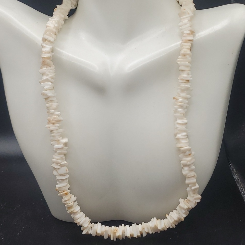 Puka‎ beach chip shell boho necklace N3206